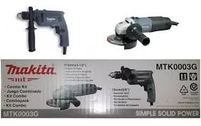 COMBO AMOLADORA TALADRO MTK0003G MAKITA