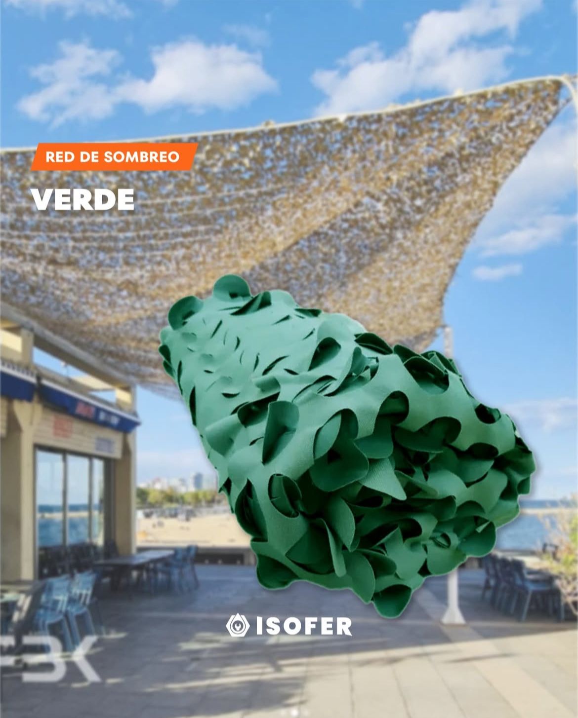 33752 TELA DE SOMBREO REFORZADA VERDE