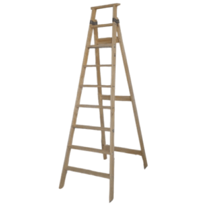 ESCALERA PINTOR 8 ESCALONES 2.42MT MADERA