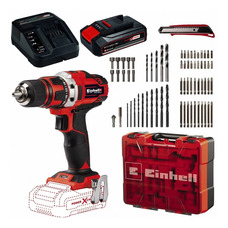 TALADRO ATORNILLADOR EINHELL TL CD 18/40 C/ 69 ACC EN CAJA