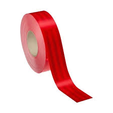23113_26387 CINTA REFLECTARIA 75 MM ROJA X MTR