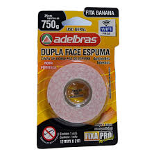01278 CINTA ADELBRAS- DOBLE FAZ ESPUMA 19MMX2M