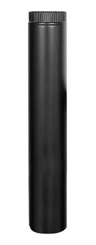 CAÑO SALAMANDRA 100 MM CH. NEGRA