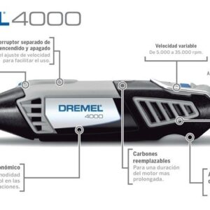 MINI TORNO 4000 DREMEL + 26 ACC