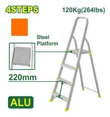 ESCALERA PLEG. ALUMINIO 4 ESCALONES DYLLU