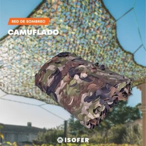 TELA SOMBREO C/ ANTIGRANIZO CAMUFLADO