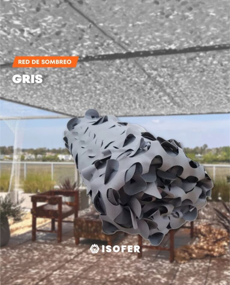 TELA SOMBREO REFORZADA GRIS