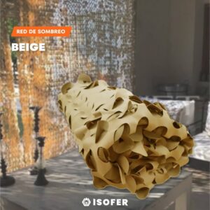 TELA DE SOMBREO REFORZADA BEIGE