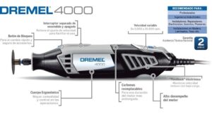 MINI TORNO 4000 DREMEL + 26 ACC
