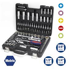 JGO LLAVES CRIQUET PTAS MECANICOS 108 PZS C/ VALIJA PLAST