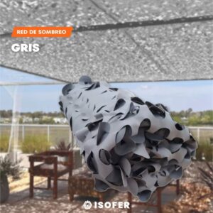 TELA SOMBREO REFORZADA GRIS